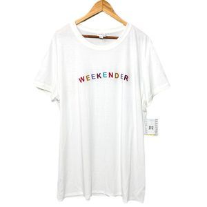 NWT 3XL T-Shirt "Weekender" LIV Graphic TEE, LuLaRoe